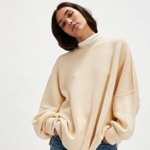 Free people easy street tunic. Cream. Size medium.